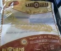 Mängden socker i Feuille de brique à la semoule