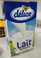 Mängden socker i Lait demi-écrémé UHT