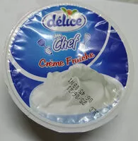 Mängden socker i crème fraîche Chef