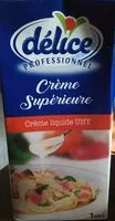 Mängden socker i Crème supérieure - crème liquide