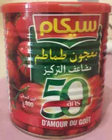 Mängden socker i Double concentre de tomates