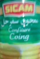 Mängden socker i Confiture Coing