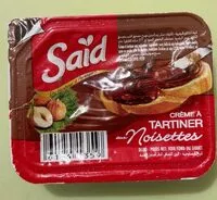 Mängden socker i Crème à tartiner aux noisettes
