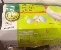 Mängden socker i Oeufs frais