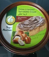 Mängden socker i crème à tartiner aux noisettes