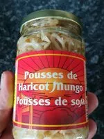 Mängden socker i Pousse de haricots mungo (pousse de soja)