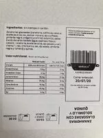 Mängden socker i Zanahorias glaseadas con solomillo y quinoa