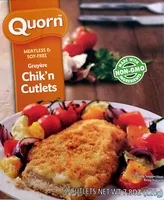 Mängden socker i Gruyère Chick'n Cutlets