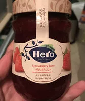 Mängden socker i Confiture Fraises Hero (340G)