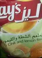 Mängden socker i Chips Lays Saveur chili et citron