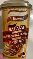Mängden socker i Halawa choco hazelnut spread