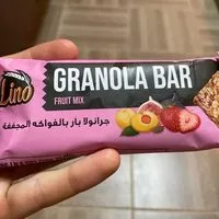 Mängden socker i Granola bar fruits