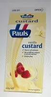 Mängden socker i Pauls vanilla custard