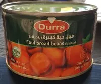 Mängden socker i Foul broad beans