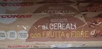 Mängden socker i Biscotti cereali