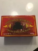 Mängden socker i Dattes fraîches de bam