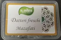 Mängden socker i Datteri freschi Mazafati