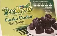 Mängden socker i Dattes fraiches