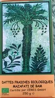 Mängden socker i Dattes fraîches bio mazafati