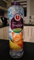 Mängden socker i Sirop tropical pur sucre