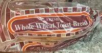 Mängden socker i Whole Wheat Toast Bread