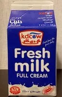 Mängden socker i Fresh milk (full cream)