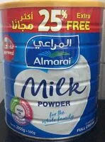 Mängden socker i Milk powder for the whole family