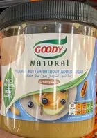 Mängden socker i Goody's sugar free peanut butter