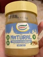 Mängden socker i Natural peanut butter