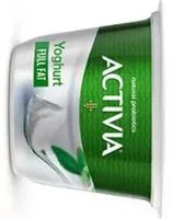 Mängden socker i Activia Yoghurt (Full fat)