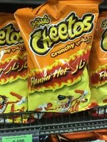 Mängden socker i Cheetos Flamin'hot 190g