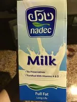 Mängden socker i nadec milk full fat