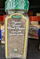 Mängden socker i Freshly's organic ground black pepper jar -  48 grammes