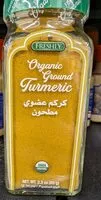 Mängden socker i Freshly's organic ground Turmeric - 65 grammes