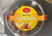 Mängden socker i Dattes