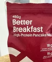 Mängden socker i Better Breakfast High Protein Pancake Mix