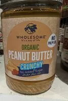 Mängden socker i Wholesome Organic Peanut Butter 454grams