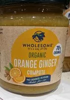 Mängden socker i Organic orange ginger compote