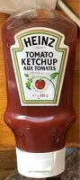 Mängden socker i Heinz tomato ketchup aux tomates