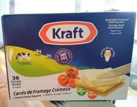 Mängden socker i Carrés de fromage crémeux