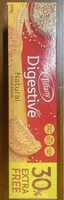 Mängden socker i Digestive Natural Wheat Biscuit
