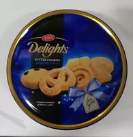 Mängden socker i Delights Butter Cookies