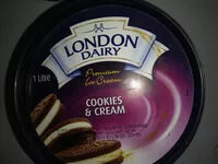 Mängden socker i premium ice cream cookies & cream