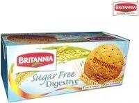 Mängden socker i Britannia Digestives Sugar Free Biscuits