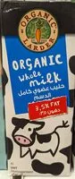 Mängden socker i Organic Larder 3.5% Whole Milk 1L