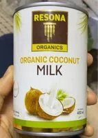 Mängden socker i Organic coconut milk