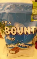 Mängden socker i Bounty Minis