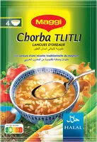 Mängden socker i Soupe Chorba Tlitli Halal