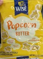 Mängden socker i Wise popcorn butter