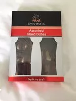 Mängden socker i Assorted filled dates